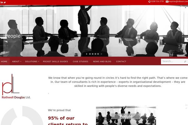 Nirvana theme site design template sample