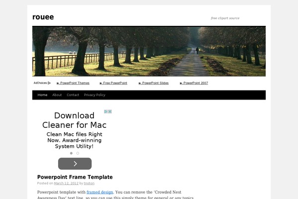 rouee.com site used Twenty Ten