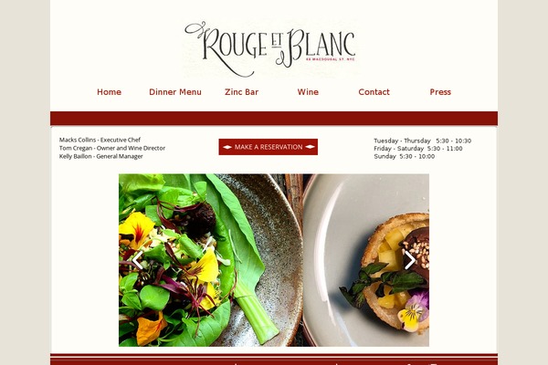 rougeetblancnyc.com site used Cinqaseptwp