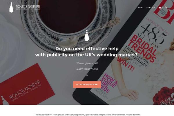 WordPress website example screenshot