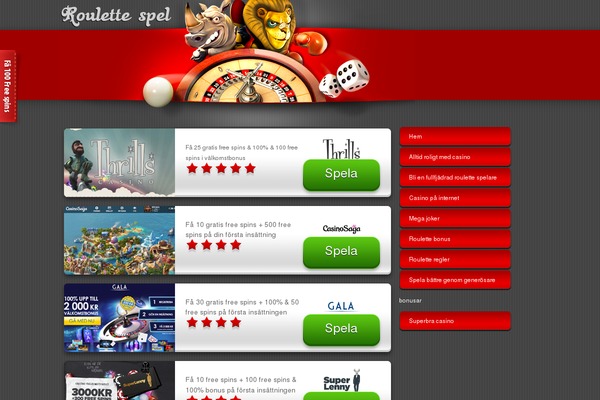 roulette-spel.nu site used Rhino