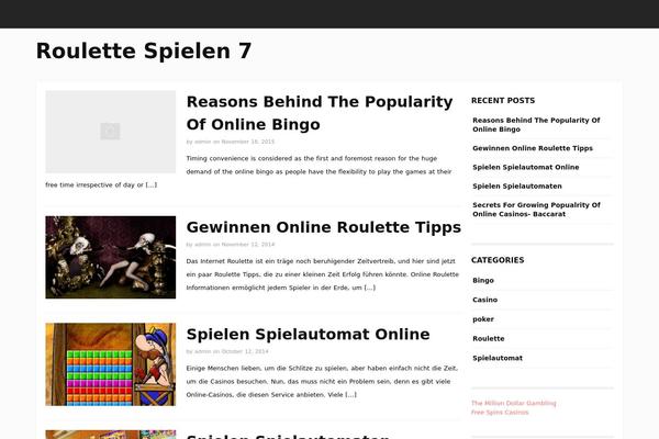 roulettespielen7.de site used Jovial