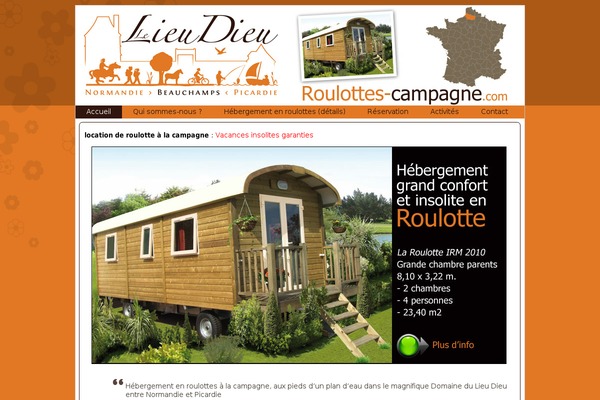 roulottes-campagne.com site used Roulotte
