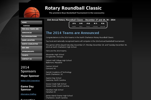 roundballclassic.com site used Roundballv5