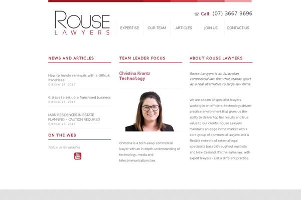 rouselawyers.com.au site used Rouse