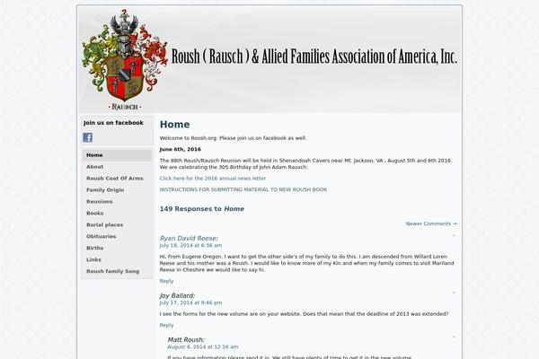 WordPress website example screenshot