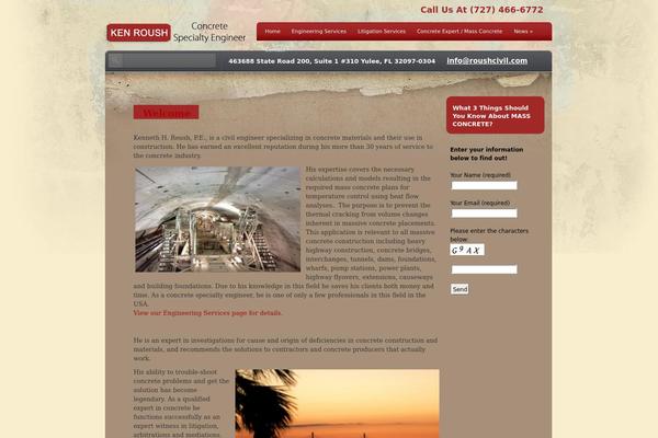 WordPress website example screenshot