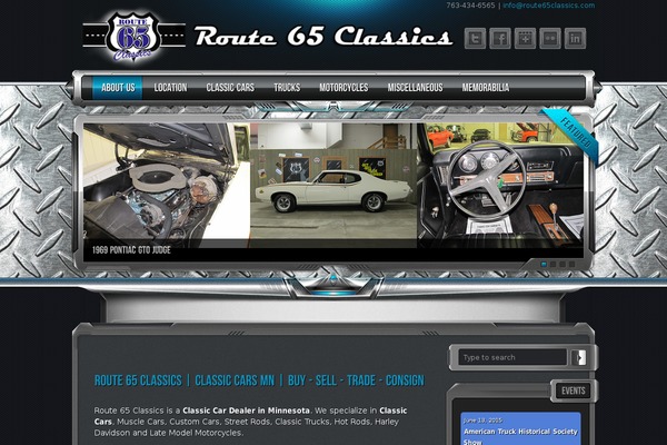 route65classics.com site used Chromegt