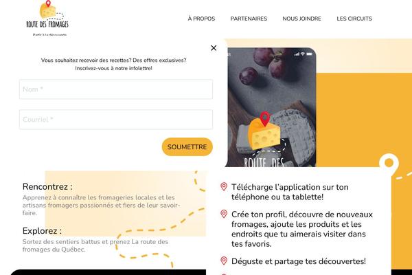 routedesfromages.com site used Reactif_s