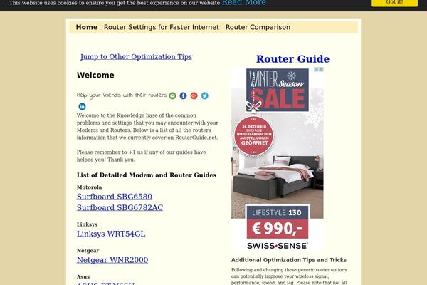 routerguide.net site used Fastest