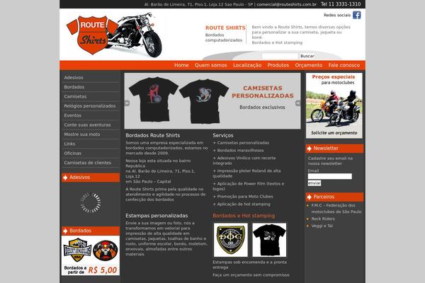 routeshirts.com.br site used Routeshirts