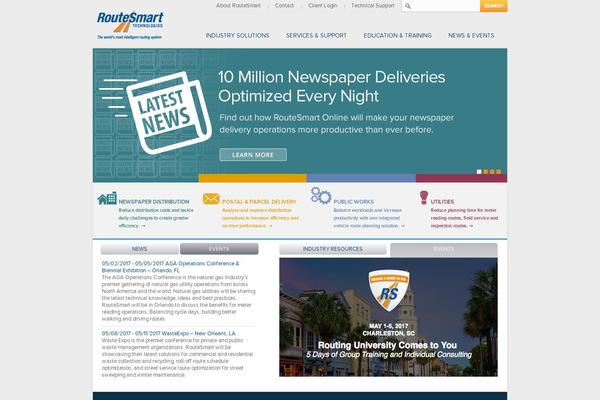 routesmart.com site used Routesmart
