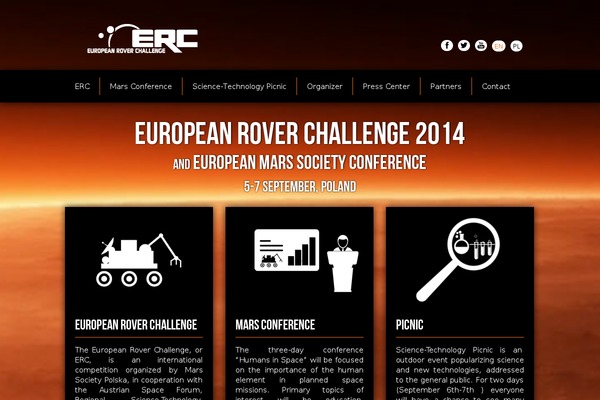 roverchallenge.eu site used Erc