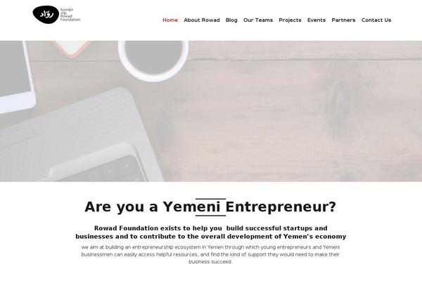 Venture theme site design template sample