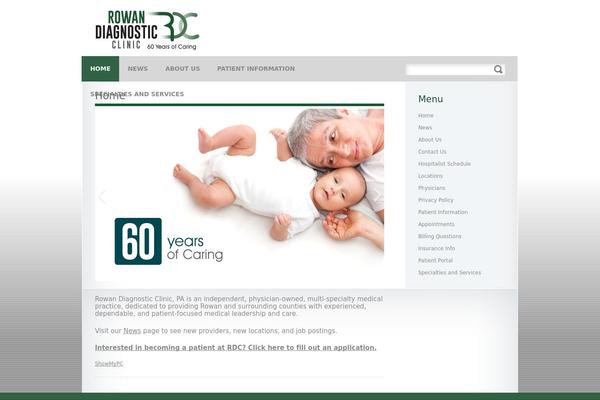 rowandiagnostic.com site used Theme29