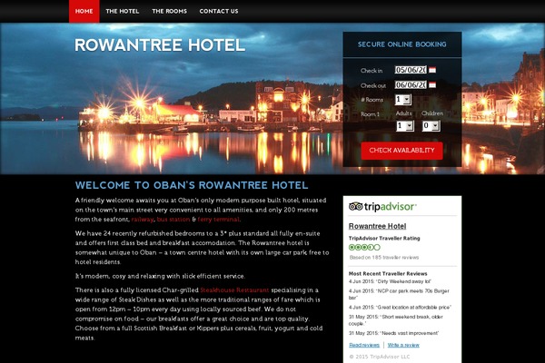 rowantreehoteloban.co.uk site used Rowan