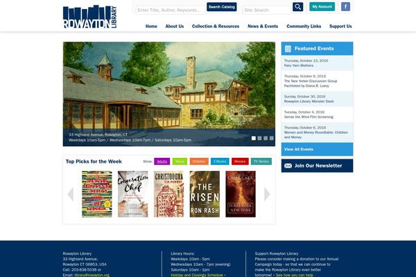 rowayton.org site used Rowaytonlibrary