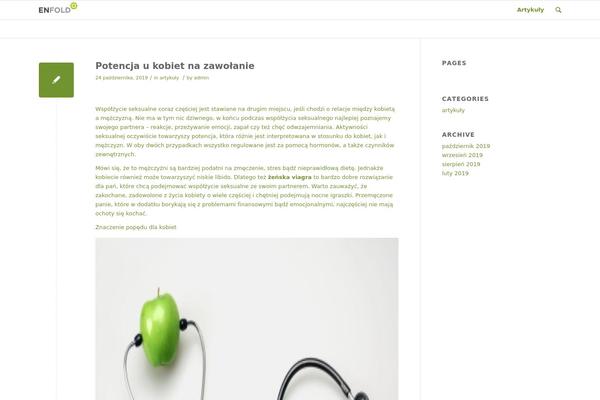 WordPress website example screenshot