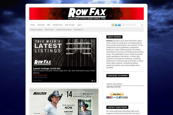 rowfax.com site used Wp-ellie_basic