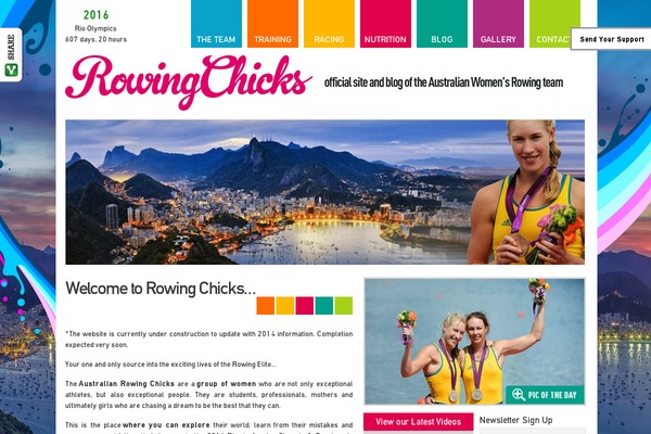 rowingchicks.com.au site used Rowingchicks
