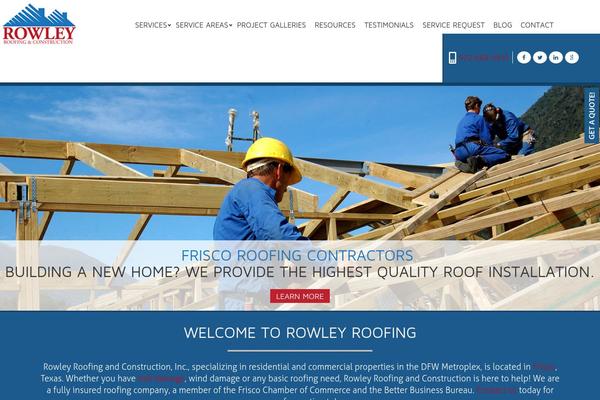 rowleyroofing.com site used Rowleyroofing