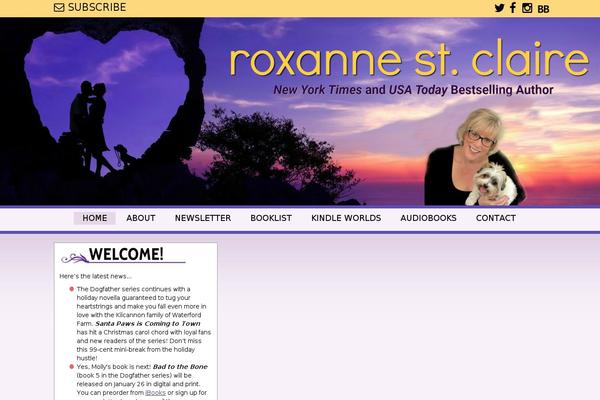 roxannestclaire.com site used Writerspace