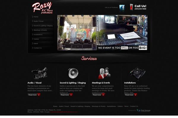 roxy-productions.com site used Chrismaqueta