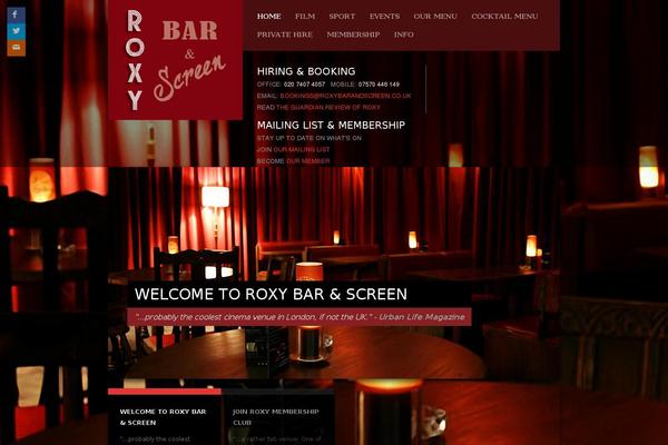 roxybarandscreen.co.uk site used Roxy