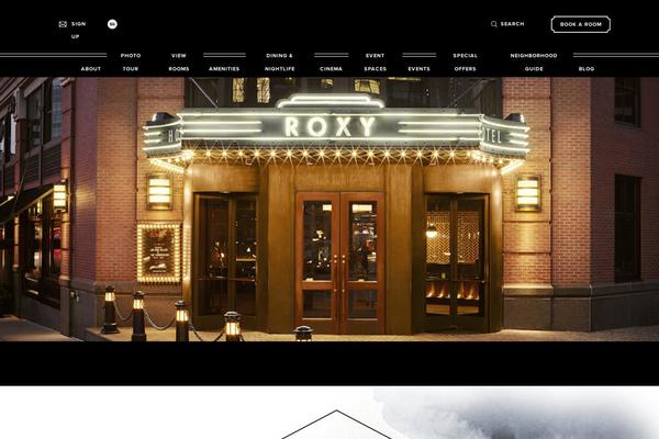 Hotels theme site design template sample