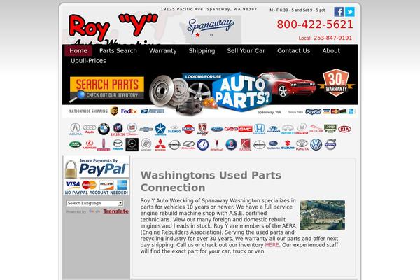 roy-yautowrecking.com site used Royy2015v2
