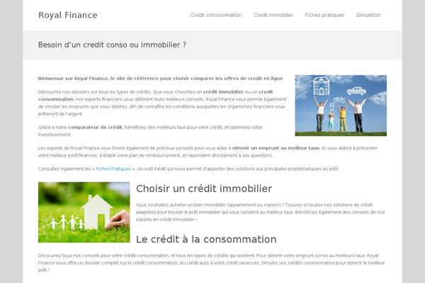 Impreza theme site design template sample