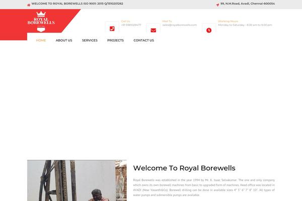 royalborewells.com site used Industrial-child