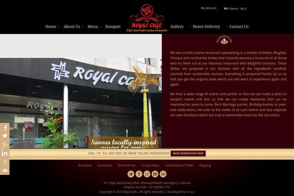 royalcafe.in site used Royalcafe