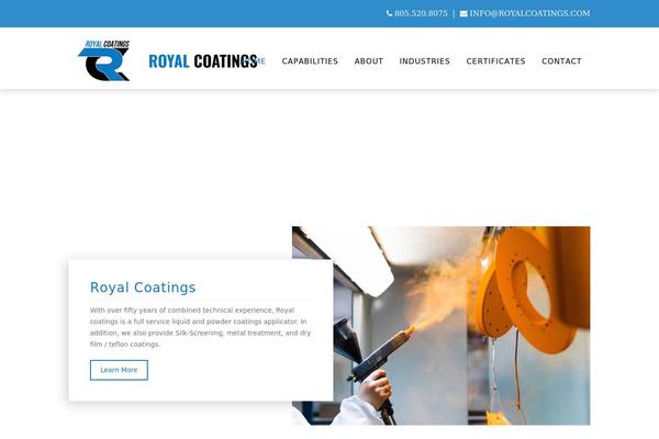 WordPress website example screenshot