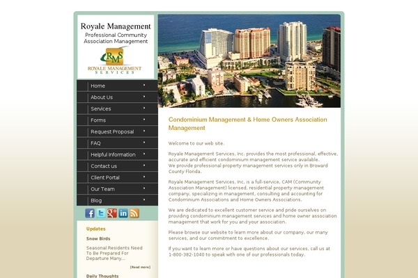 WordPress website example screenshot