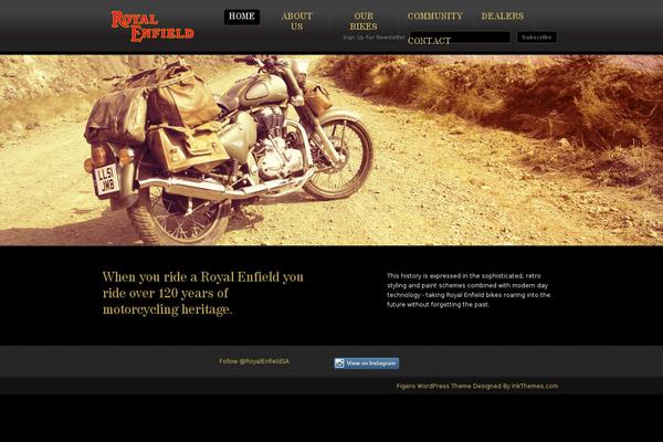 Figero theme site design template sample