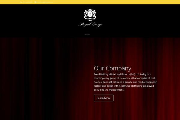 Divi theme site design template sample