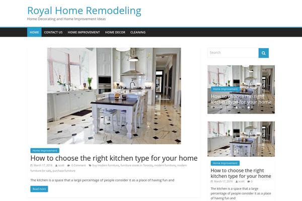 WordPress website example screenshot
