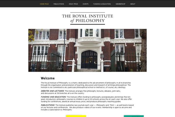 royalinstitutephilosophy.org site used Simplestart