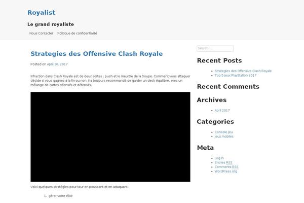 royalist.info site used start