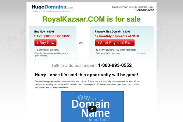 royalkazaar.com site used Morning