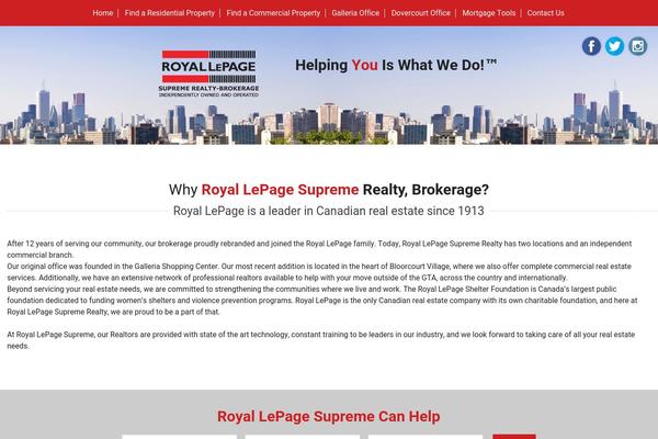 royallepagesupreme.ca site used Royallepage2014