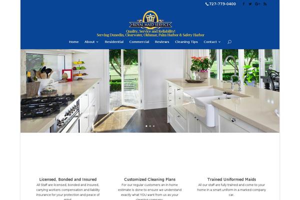 Divi theme site design template sample