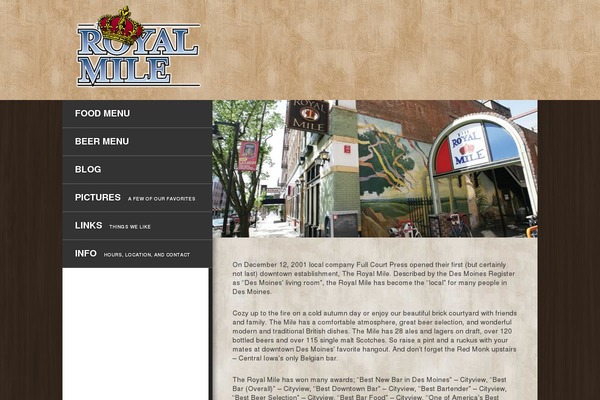 royalmilebar.com site used Fcp