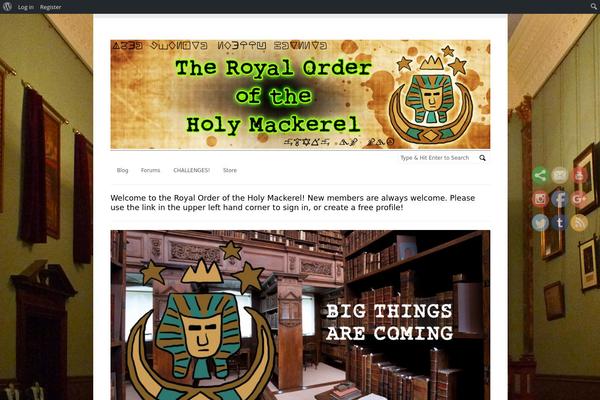 royalorderoftheholymackerel.com site used Capiton