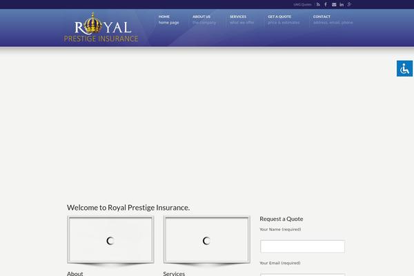 royalprestigeinsurance.com site used Karma4.5