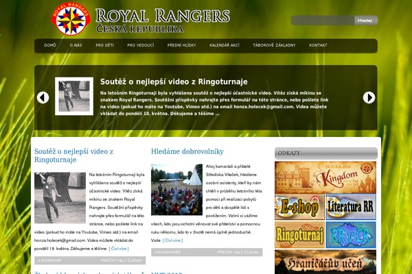 royalrangers.cz site used Generatepress-child-theme