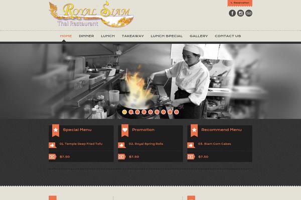 royalsiam.co.nz site used Dine & Drink