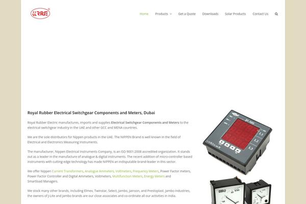 Total theme site design template sample