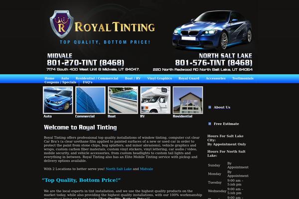 royaltinting.com site used Royaltinting